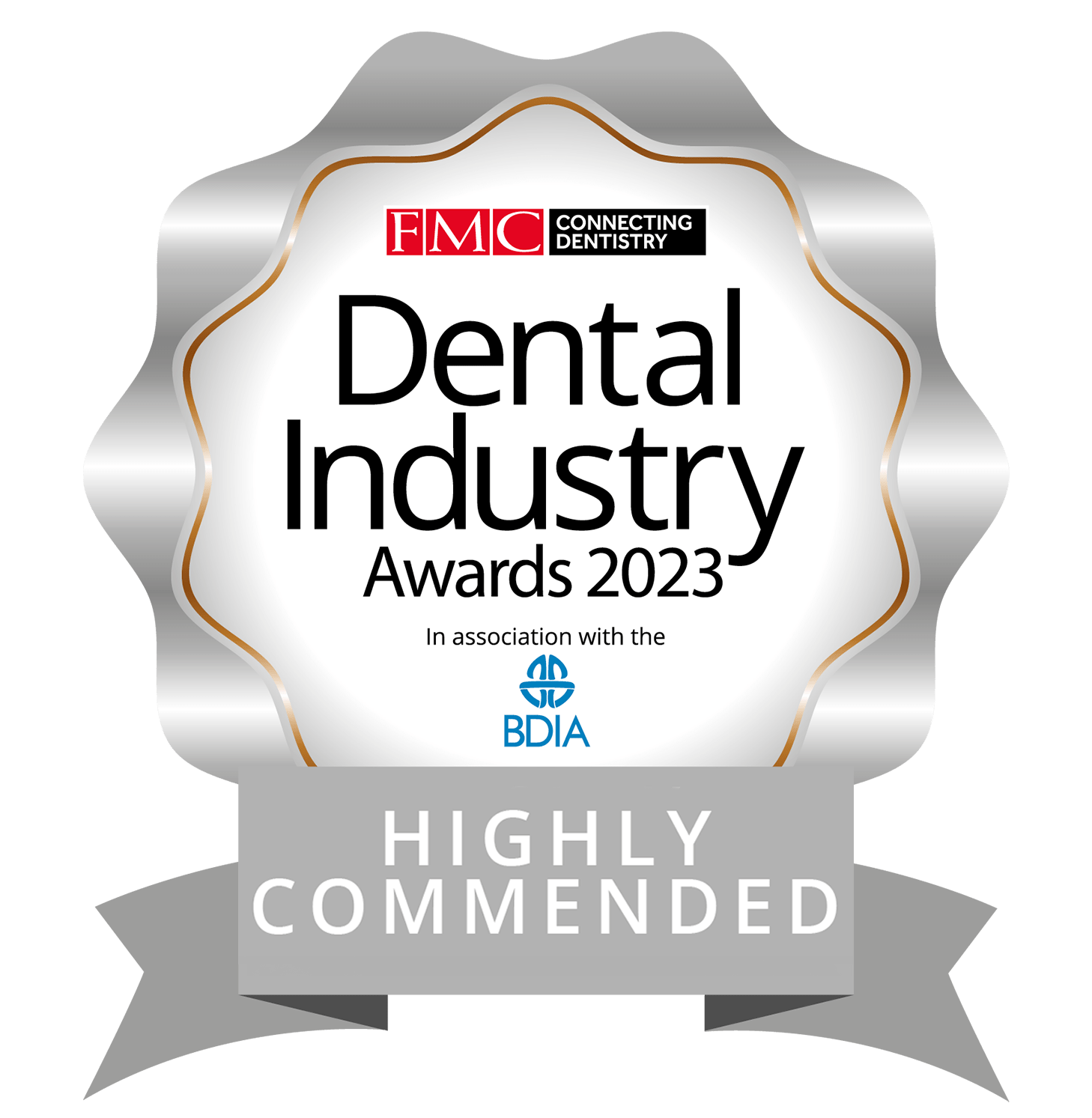 Dental Industry Awards 2023 Highly Commended.